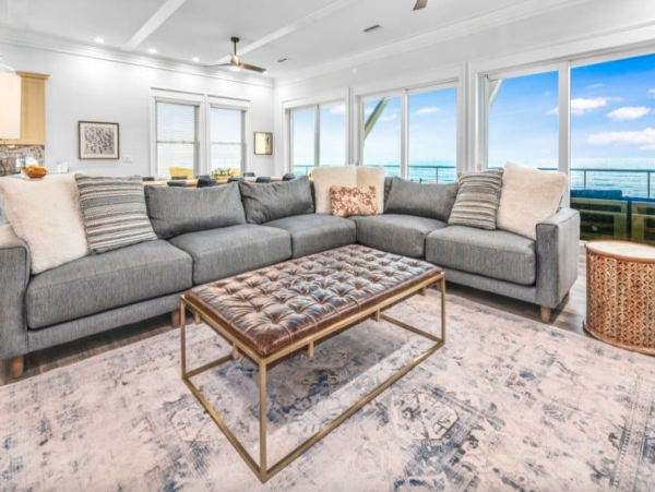 Elegant Beachfront Escape with Private Pool & Gulf Views in St. George Island Hot Tub Beach